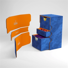 Gamegenic - Stronghold 200+ XL Convertible Exclusive - Blue/Orange - Deck Box